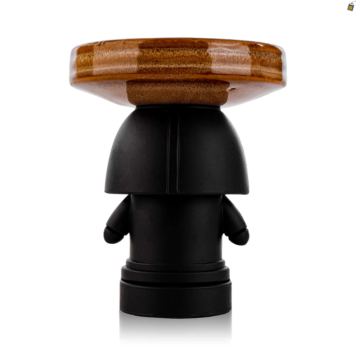 Darth Vader Ceramic Hookah Bowl - Light Brown