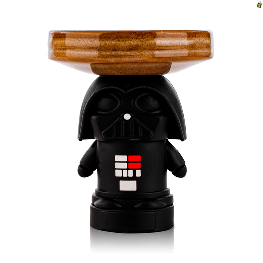 Darth Vader Ceramic Hookah Bowl - Light Brown
