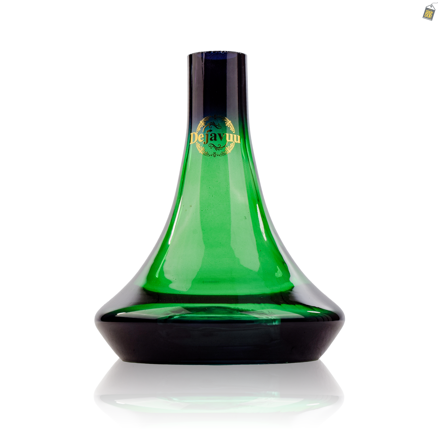 Delta Glass Hookah Replacement Base - Green (Lock)