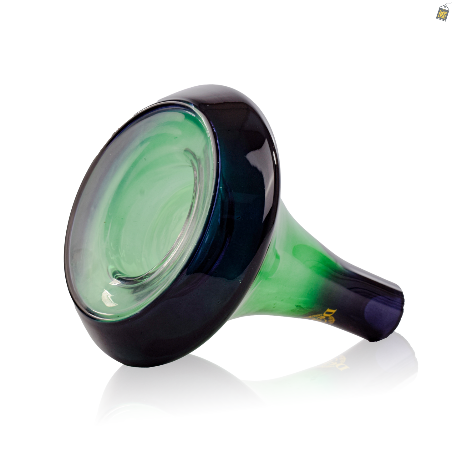 Delta Glass Hookah Replacement Base - Green (Lock)