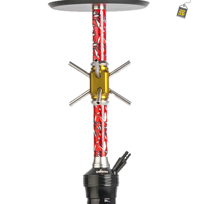 Domino X-Function Hookah - Red