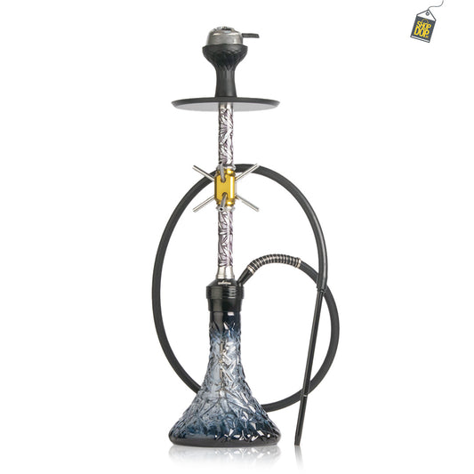 Domino X-Function Hookah - Silver