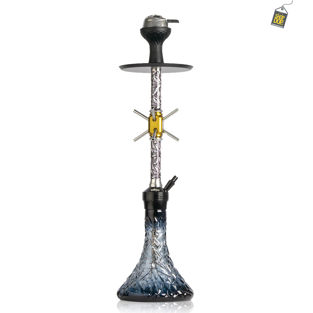 Domino X-Function Hookah - Silver