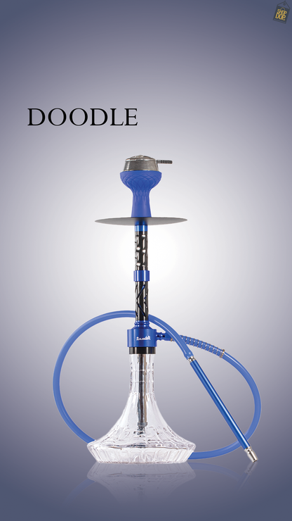 Doodle Hookah - Blue