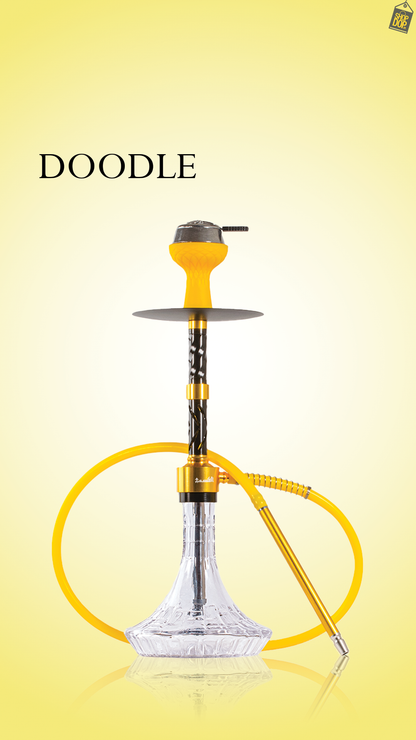 Doodle Hookah - Gold