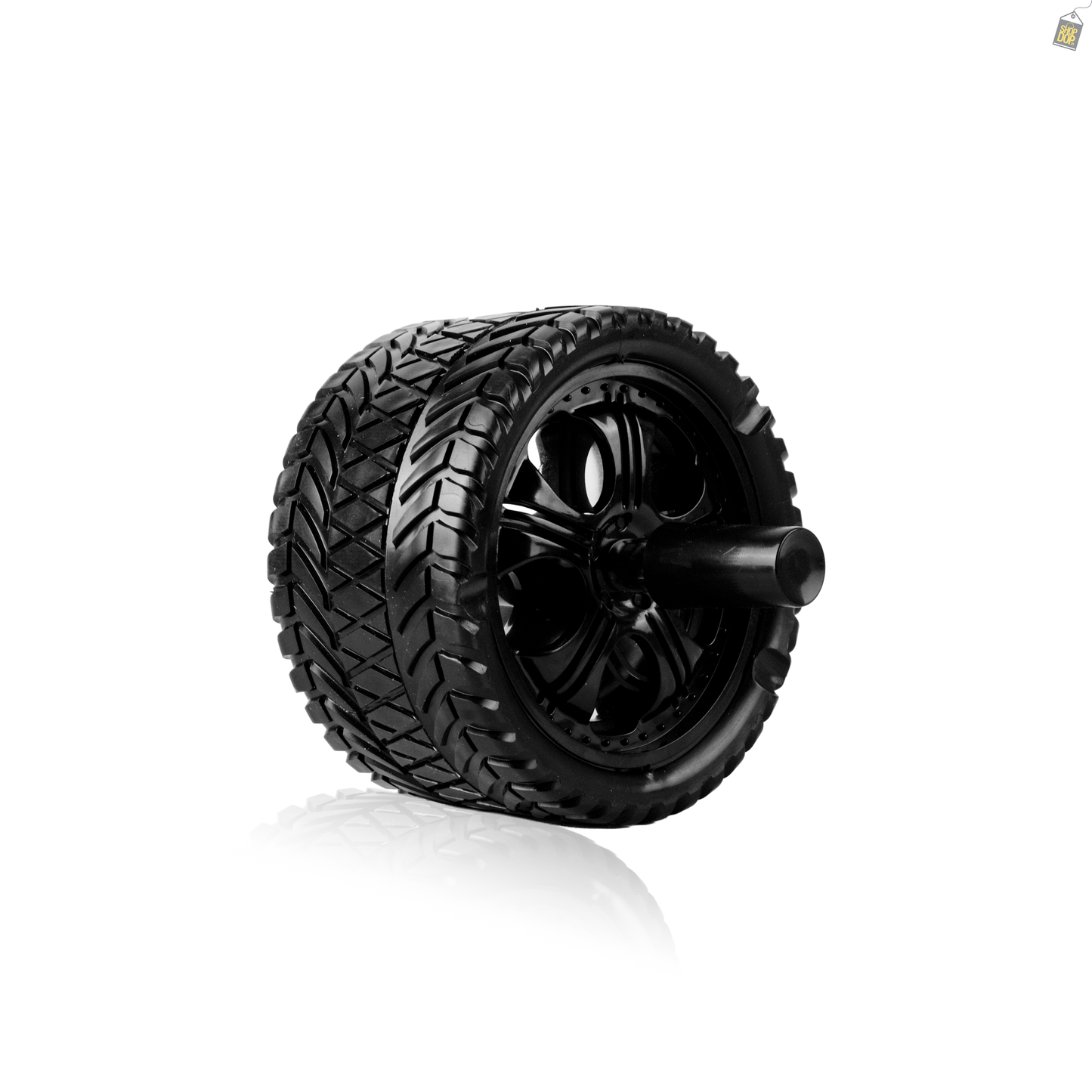Double Tyre Ashtray - Black