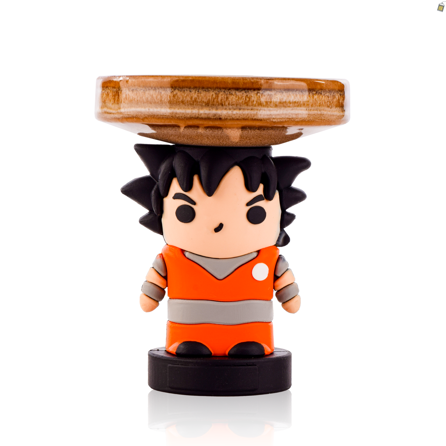 Dragon Ball Ceramic Hookah Bowl - Brown