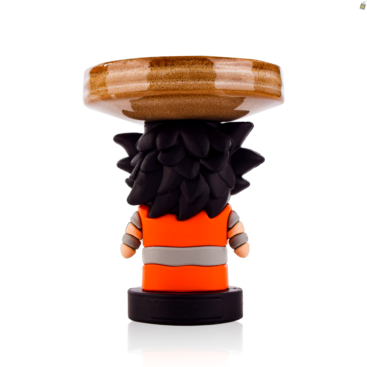 Dragon Ball Ceramic Hookah Bowl - Brown