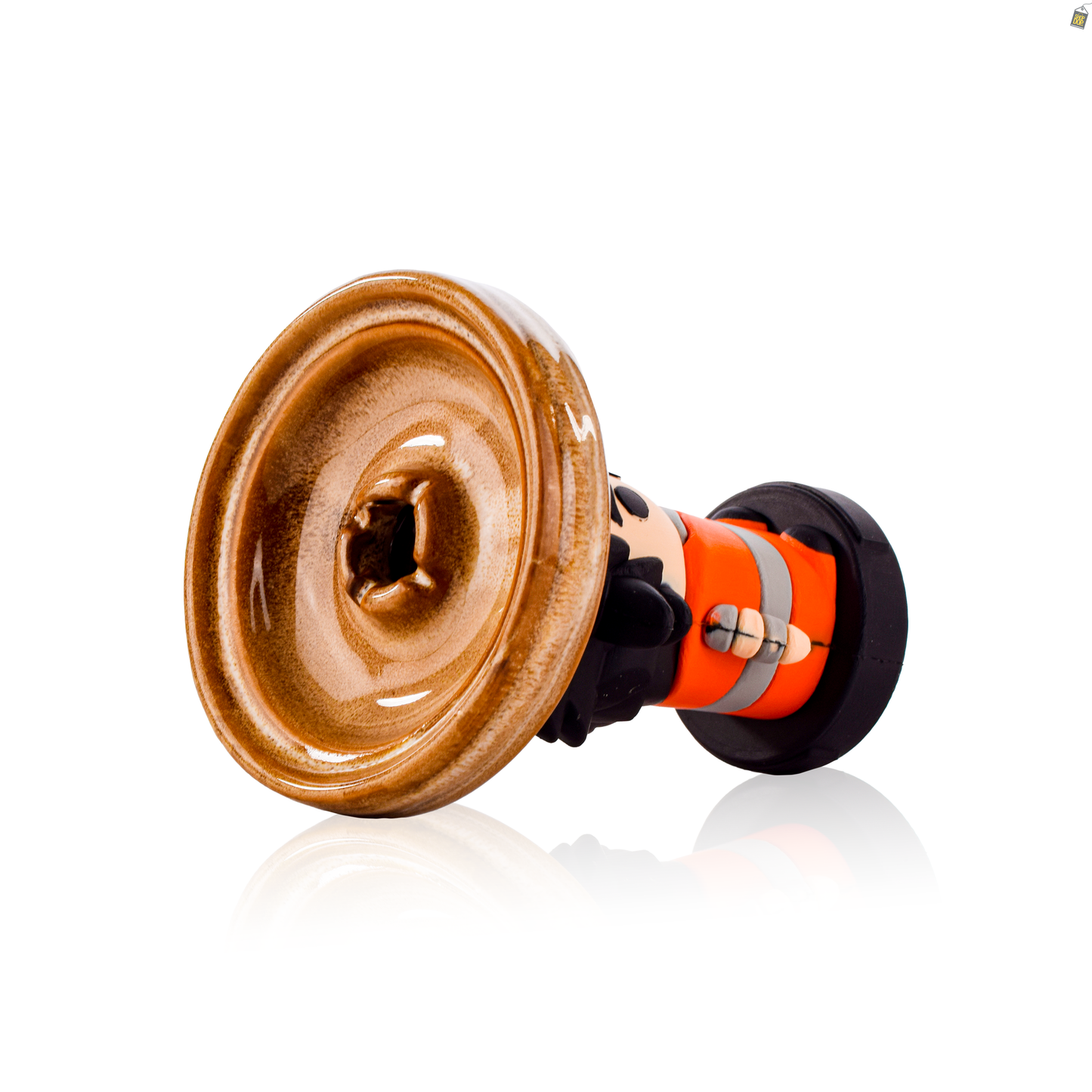 Dragon Ball Ceramic Hookah Bowl - Brown