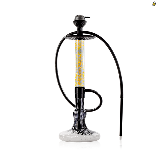 Dragon Flame Hookah - Black