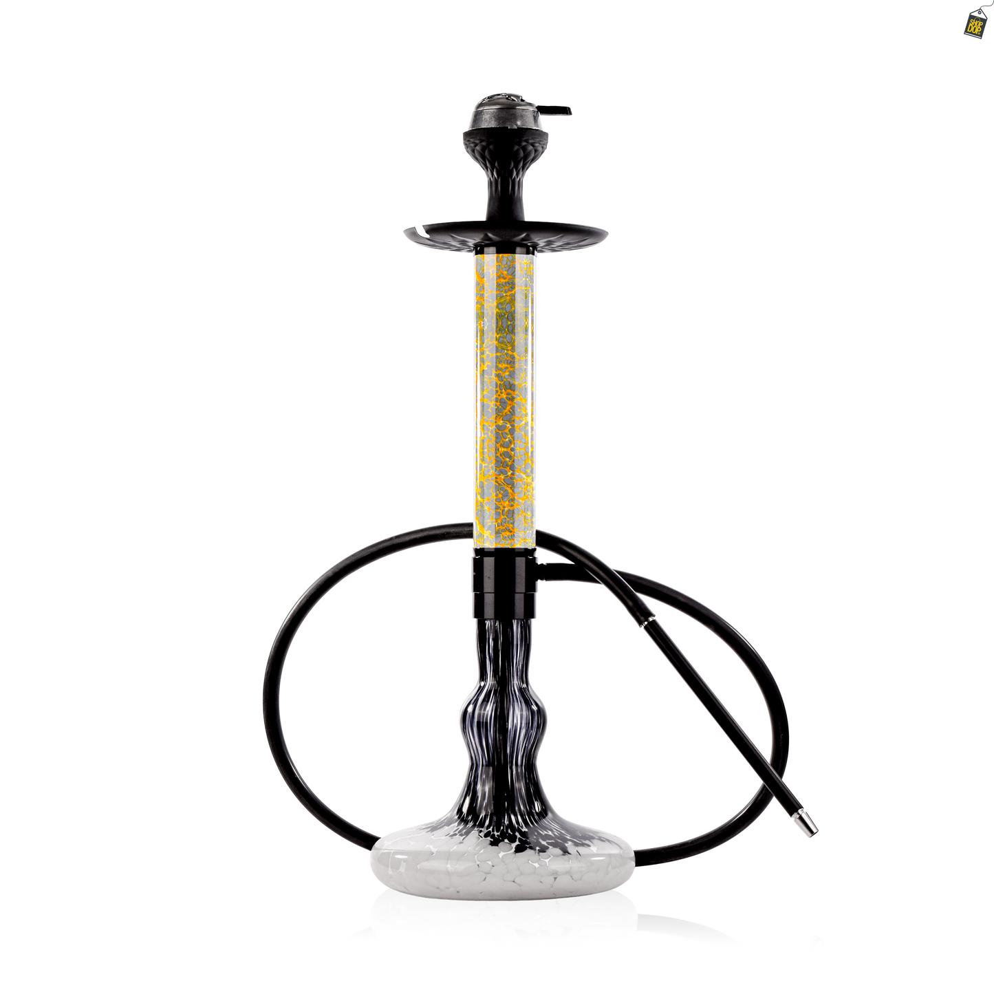 Dragon Flame Hookah - Black