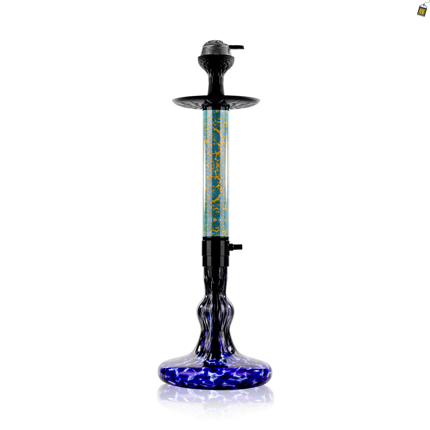 Dragon Flame Hookah - Blue