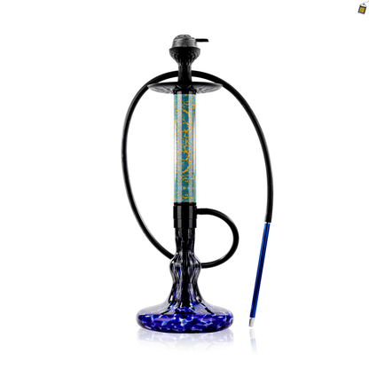 Dragon Flame Hookah - Blue