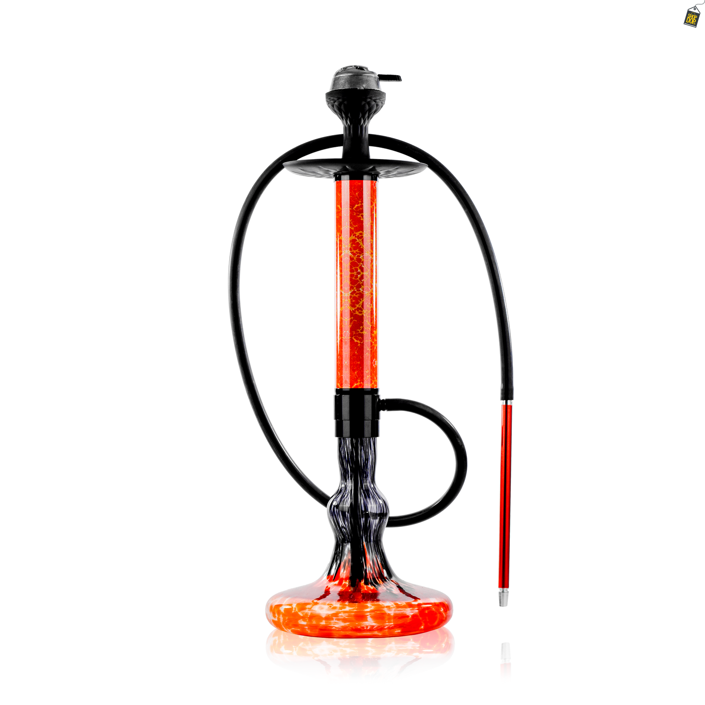 Dragon Flame Hookah - Red