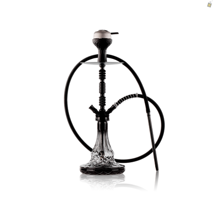 Duo Trister Dual Pipe Hookah - Black