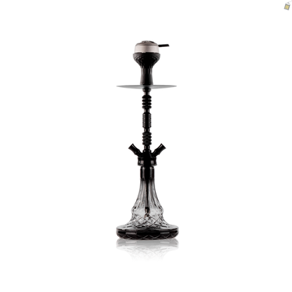 Duo Trister Dual Pipe Hookah - Black