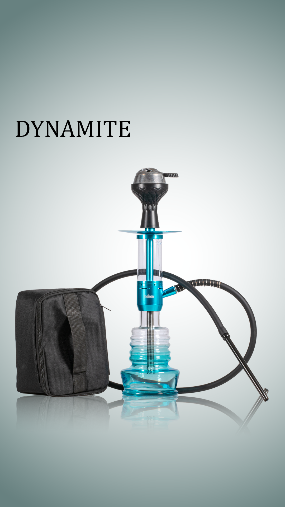 Dynamite Hookah with Bag - Blue