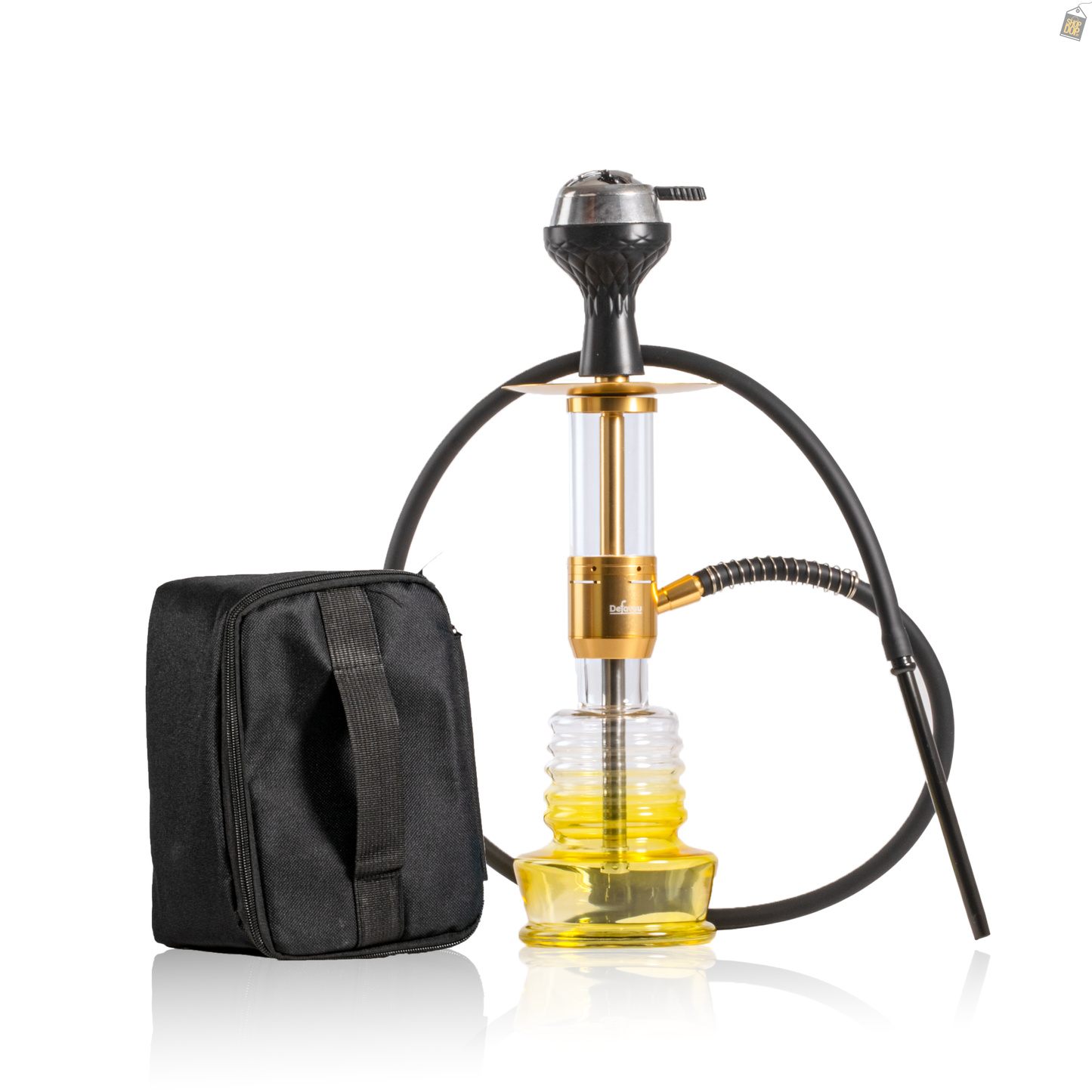 Dynamite Hookah with Bag - Gold