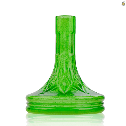 Eco Glass Hookah Replacement Base - Green (Lock)