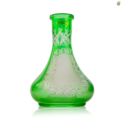 Egyptian Hookah Glass Replacement Base - Green (Rubber)