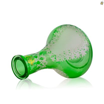 Egyptian Hookah Glass Replacement Base - Green (Rubber)
