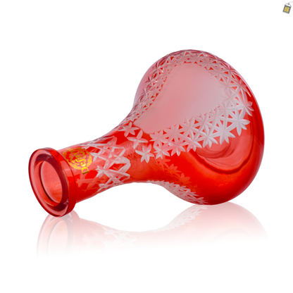 Egyptian Hookah Glass Replacement Base - Red (Rubber)