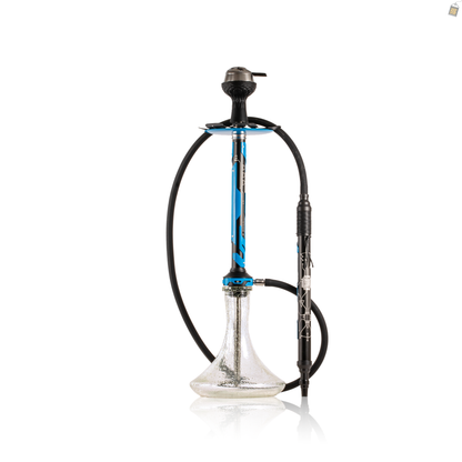 El Bomber Jack Hookah - Blue Stem / Radium Base