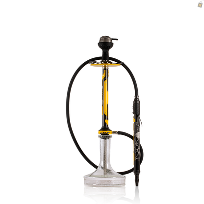 El Bomber Jack Hookah - Yellow Stem / Radium Base