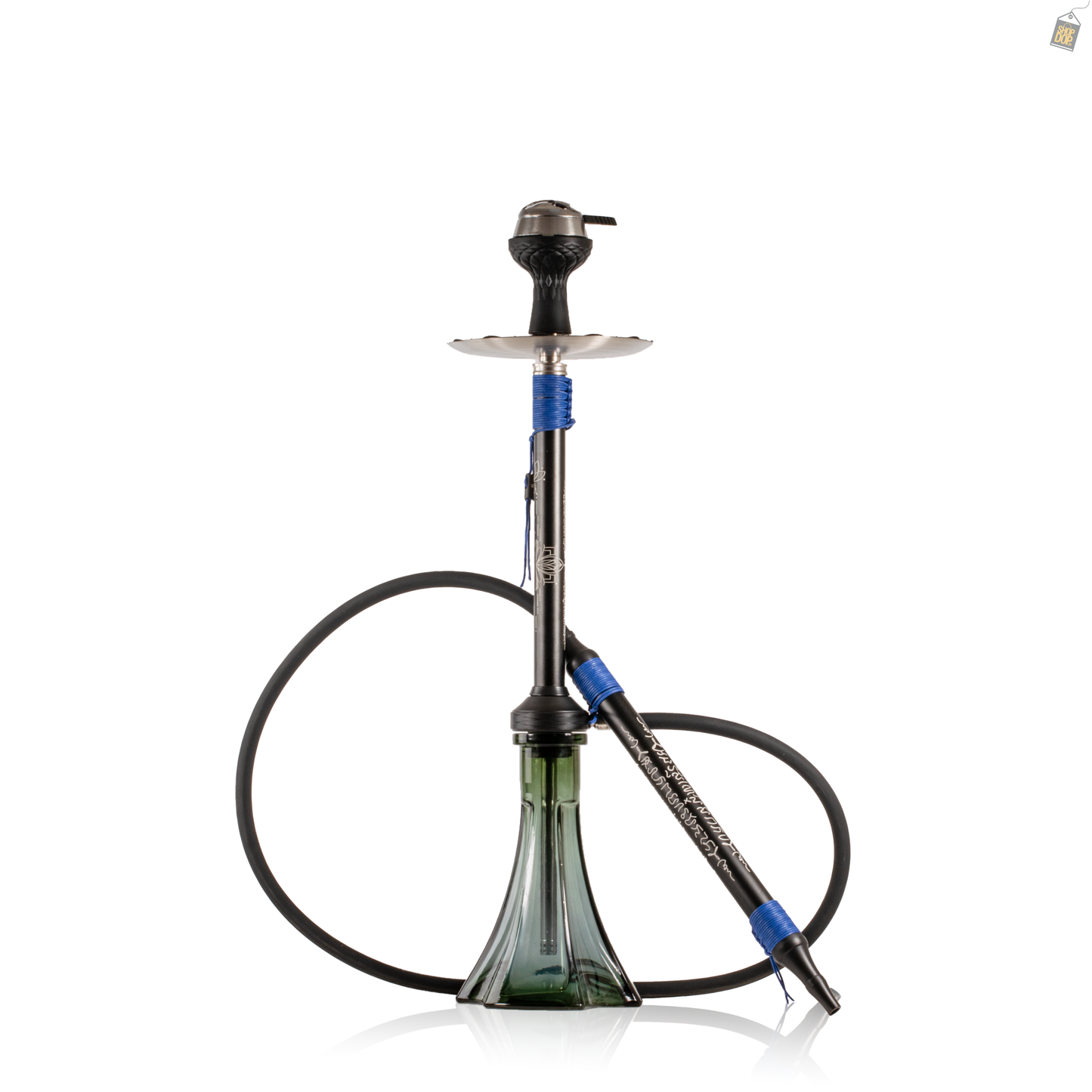 El Bomber Titan Hookah - Blue Stem / Arc Base
