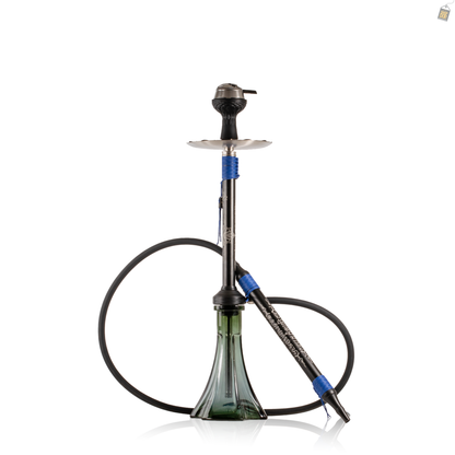 El Bomber Titan Hookah - Blue Stem / Arc Base