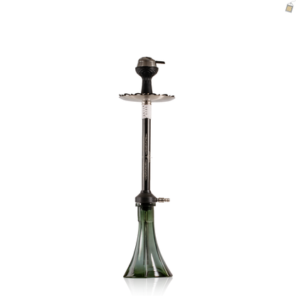 El Bomber Titan Hookah - White Stem / Arc Base