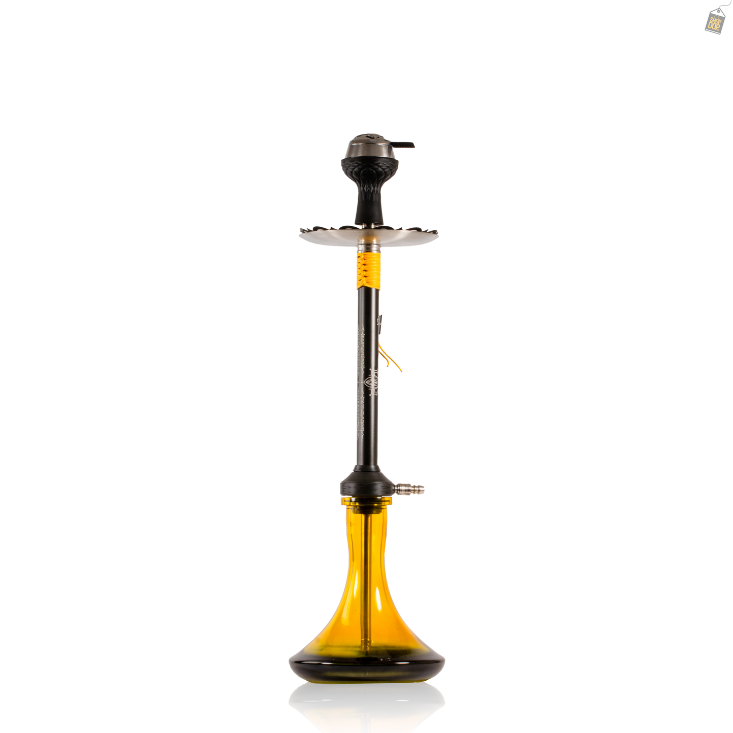El Bomber Titan Hookah - Yellow Stem / Yellow Base