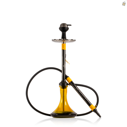 El Bomber Titan Hookah - Yellow Stem / Yellow Base