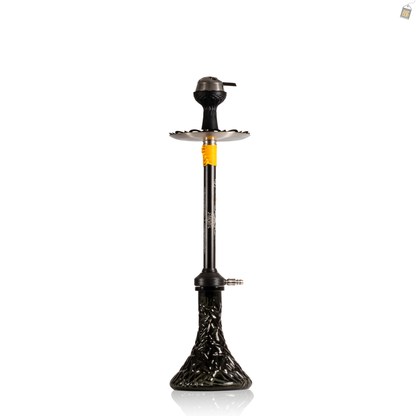 El Bomber Titan Hookah - Yellow Stem / Black Base