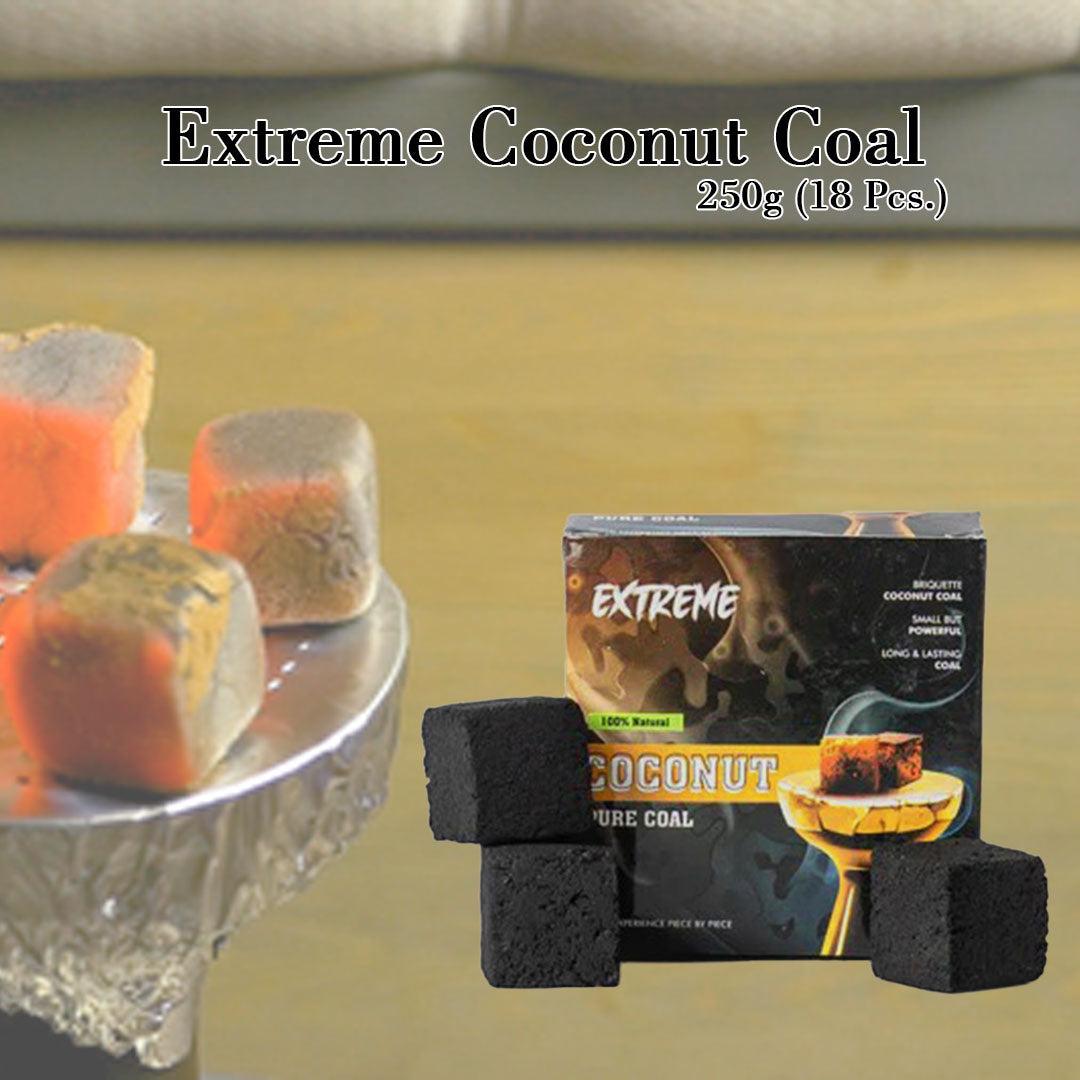 Extreme Hookah Coconut Coal - 250g (18 Pcs.)