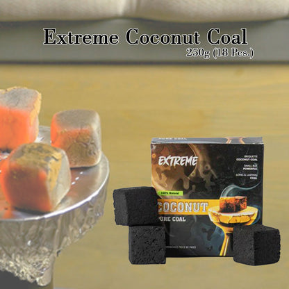 Extreme Hookah Coconut Coal - 250g (18 Pcs.)