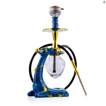 Fawn Hookah with LED Light - Blue