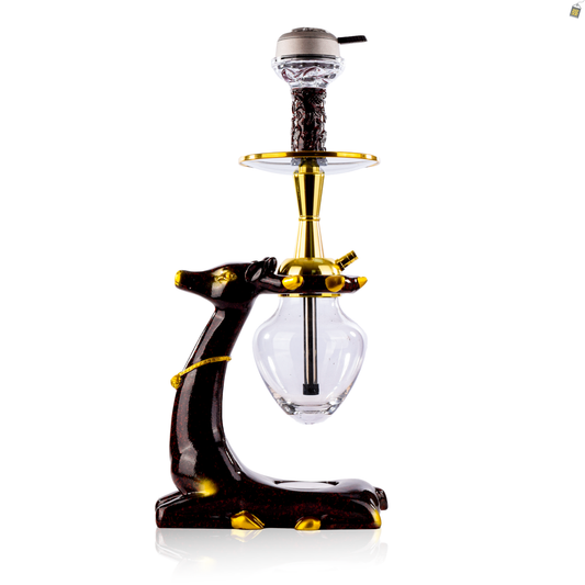 Fawn Hookah with LED Light - Red