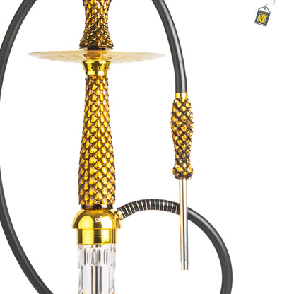 Feather X Hookah - Gold