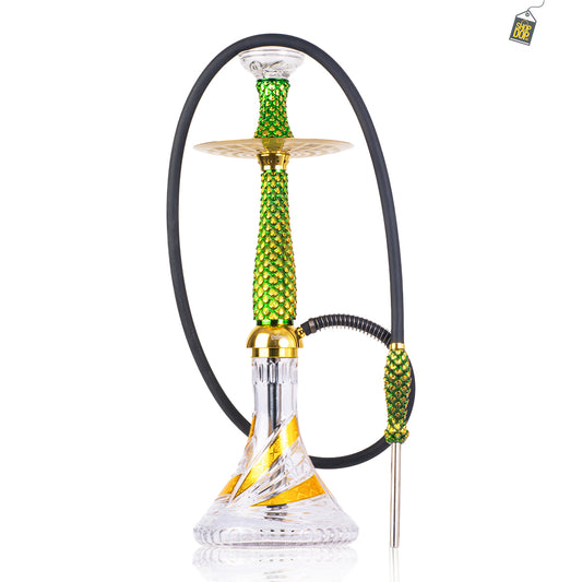 Feather X Hookah - Green