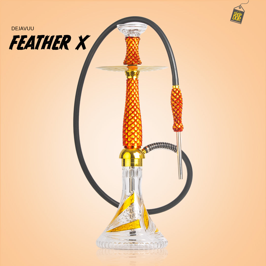 Feather X Hookah - Red