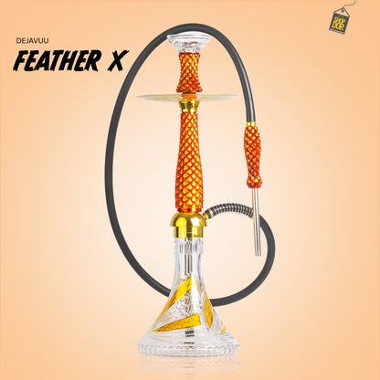 Feather X Hookah - Red