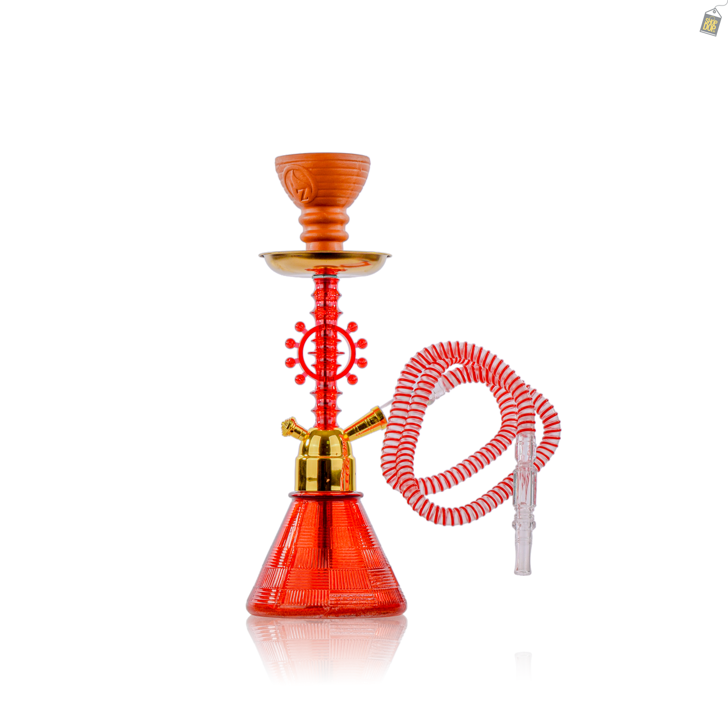 Ferry Wheel Pumpkin Hookah - Red