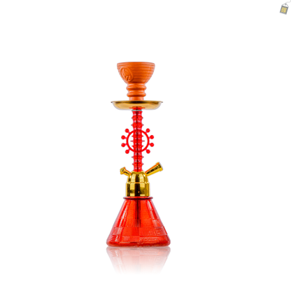 Ferry Wheel Pumpkin Hookah - Red
