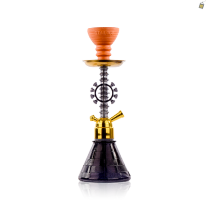 Diamond Ferry Pumpkin Hookah - Black