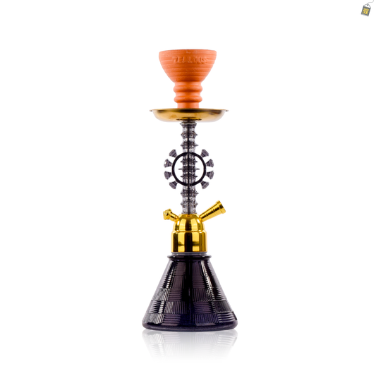 Diamond Ferry Pumpkin Hookah - Black