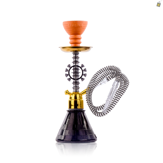 Diamond Ferry Pumpkin Hookah - Black
