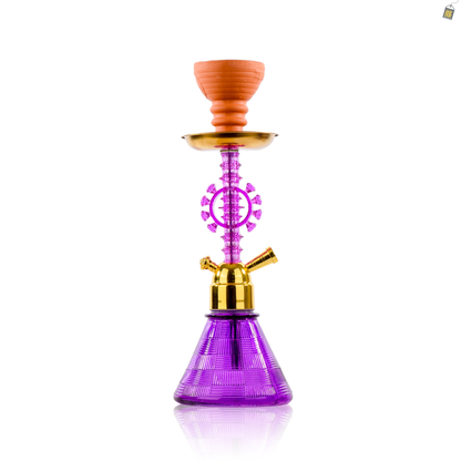 Diamond Ferry Pumpkin Hookah - Purple