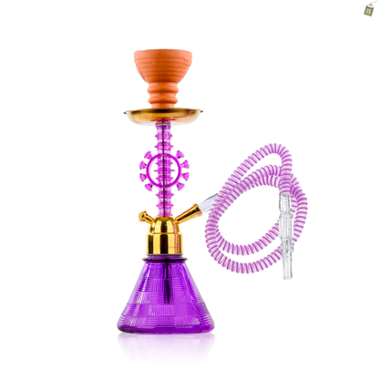 Diamond Ferry Pumpkin Hookah - Purple