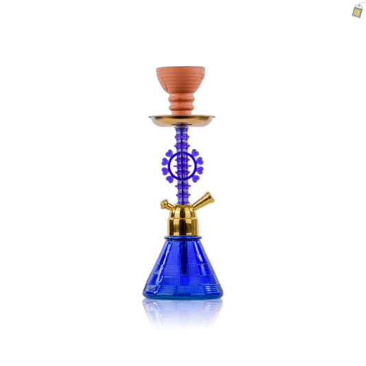 Heart Ferry Pumpkin Hookah - Blue